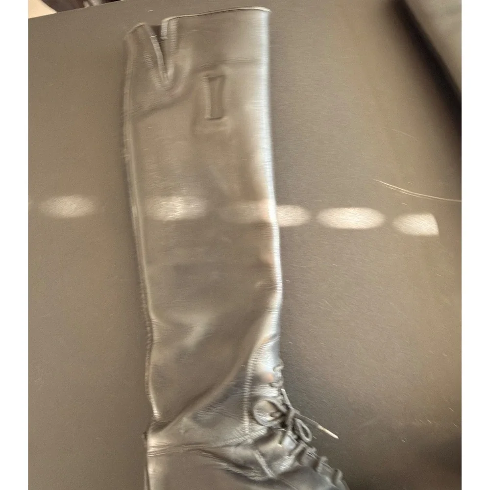 Ariat English‎ Black Leather Riding Boots Lace Up Western Equestrian Size 6.5